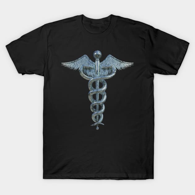 Caduceus Medical Symbol T-Shirt by macdonaldcreativestudios